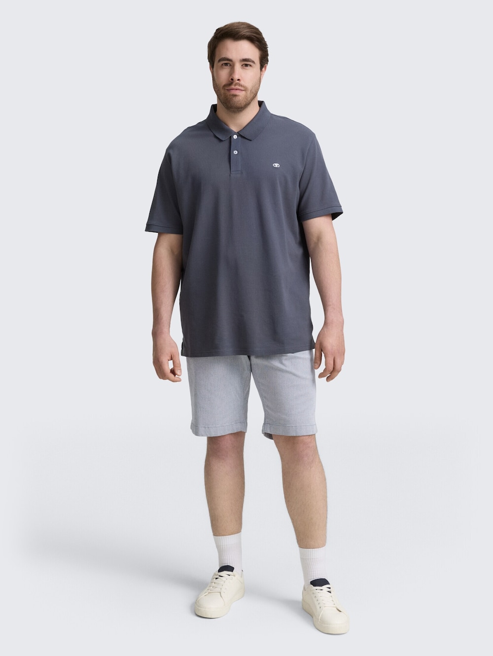 Tom Tailor Men PLUS Hosen & Chino Plus Size - Regular Chino Shorts aus Baumwolle