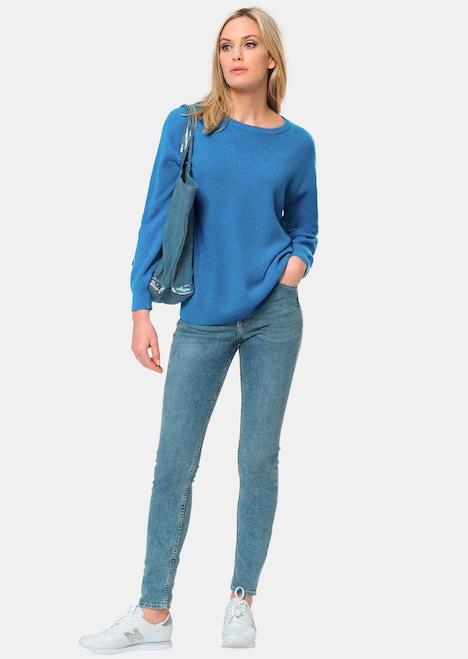 Kaschmirpullover mit Rundhals