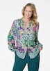 GOLDNER Blouse met print Gedessineerde blouse met patchpatroon