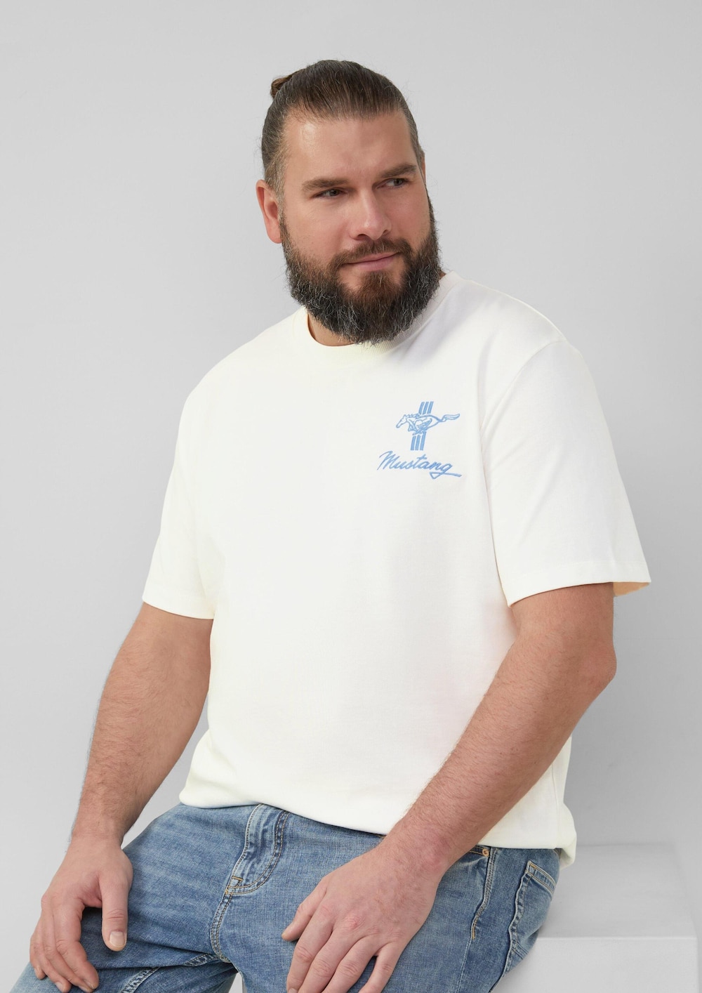 T-Shirt mit Ford®-Artwork aus schwerer Baumwolle