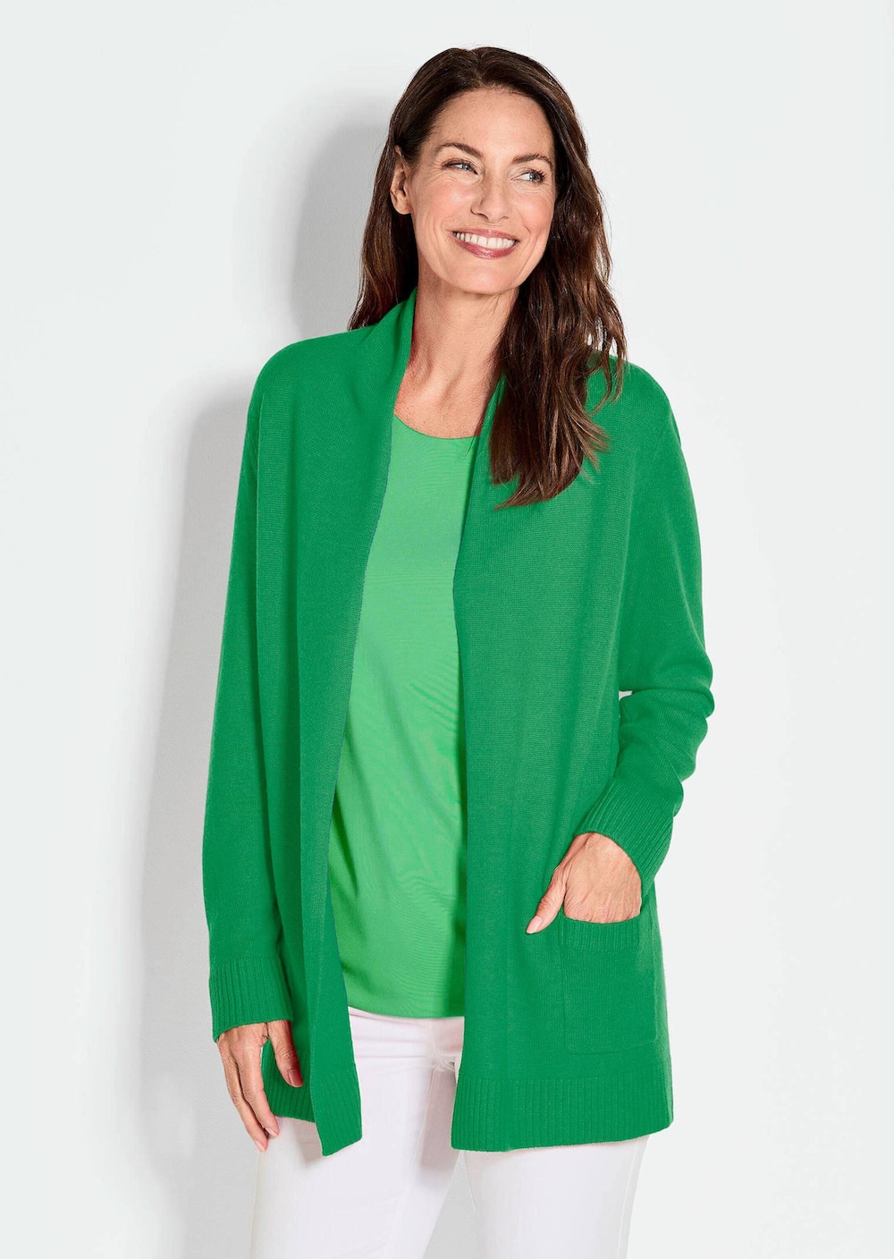 Langarm Cardigan aus Merino