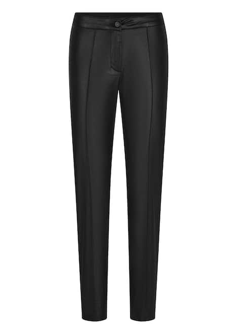 GOLDNER Broek BELLA Gecoate broek BELLA in leerlook