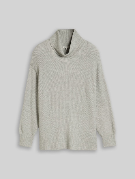 Oversize Rollkragenpullover
