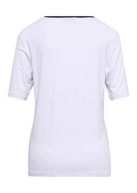 Modisches Blusenshirt mit Schmuckdetail