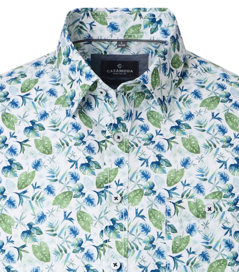 Freizeithemd Kurzarm Print Casual Fit