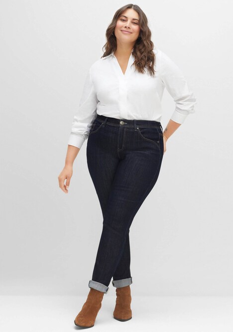 Stretch-Jeans Uni