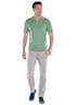 Herren Strick Polo-Shirt , Gruen