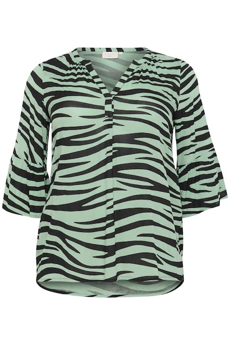 Blouse met korte mouwen Regular fit