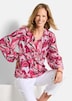 Viskosebluse mit floralem Muster