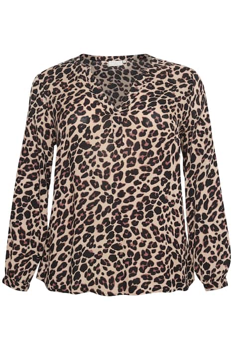 Langarm-Bluse Regular fit