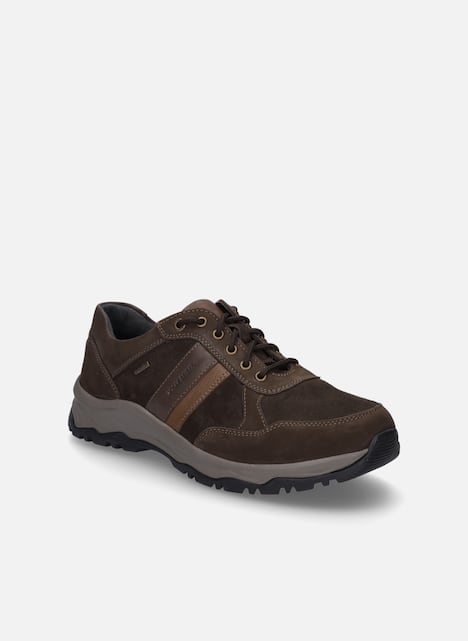 Herren Halbschuh Leroy 56, braun-kombi