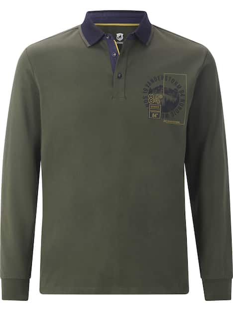 Langarm-Poloshirt OLSLAND