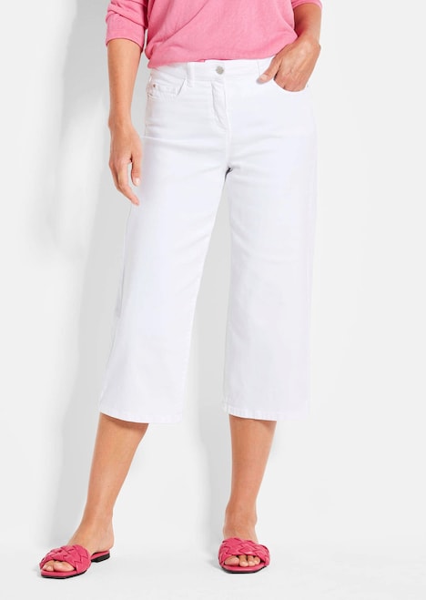 Bequeme Culotte in verkürzter Länge