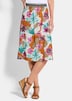 Druckrock mit Blumenmuster