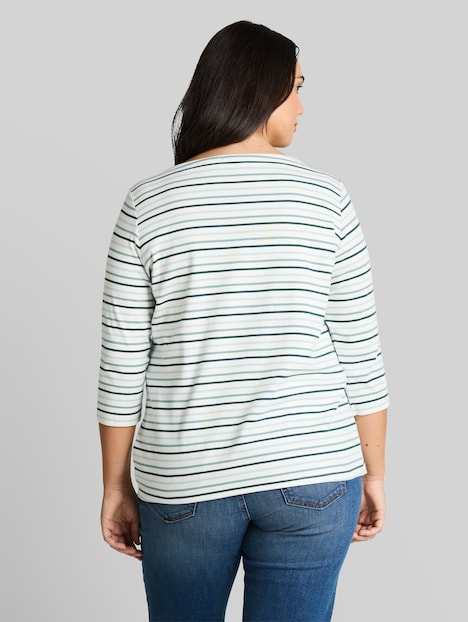 Langarmshirt mit Streifenmuster