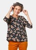 Bluse mit Blumendruck