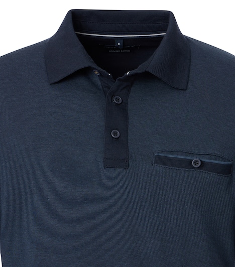 Polo-Shirt Langarm gestreift