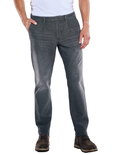Herren Chino straight , Anthrazit
