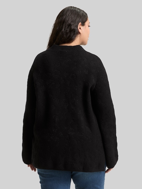 Strickpullover mit Glitzer-Effekt