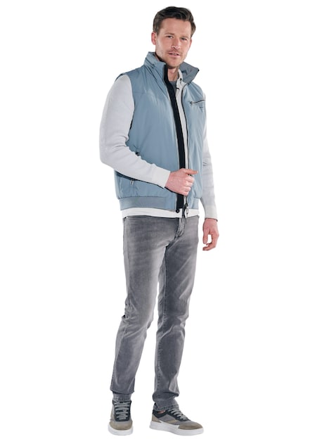 Herren Wattierte Performance-Weste , Mittelblau