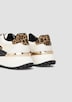 Sneaker in Leder-Optik mit Artwork