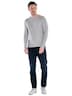 Herren Pullover Rundhals , Silbergrau