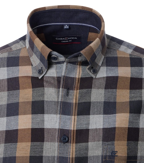 Freizeithemd kariert Casual Fit