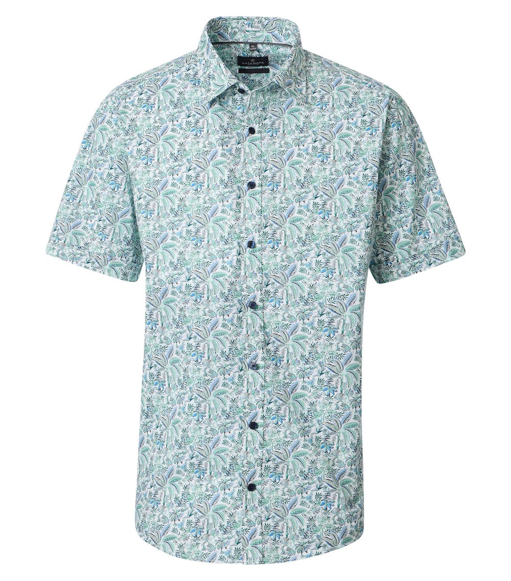 Freizeithemd Kurzarm Print Casual Fit