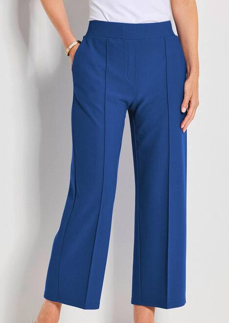 Elegante Stoffhose mit Biesen