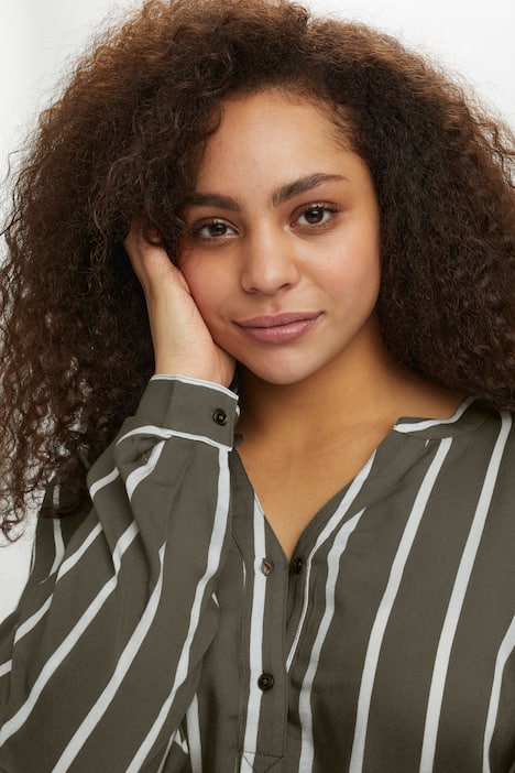 Langarm-Bluse Regular fit