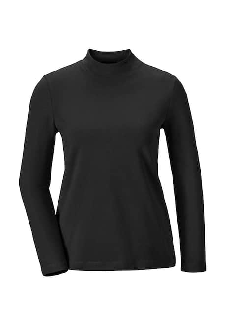 GOLDNER Shirt met opstaande kraag Shirt met opstaande kraag met lange mouwen