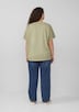 Gewaschenes T-Shirt mit Frontprint
