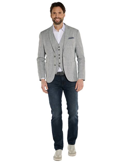 engbers Herren Freizeit-Sakko regular , Hellgrau