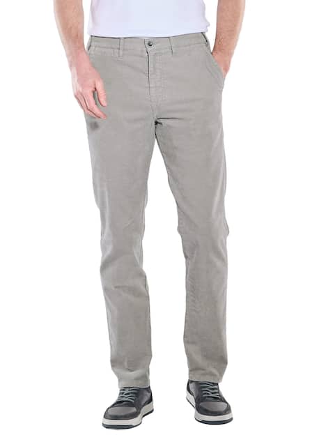 engbers Herren Chino straight , Hellgrau