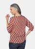 GOLDNER Blouse Blouse met 3/4-mouwen en grafische print