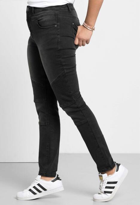 Stretch-Jeans Uni