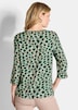 GOLDNER Blouse met print Gedessineerde blouse van pure viscose