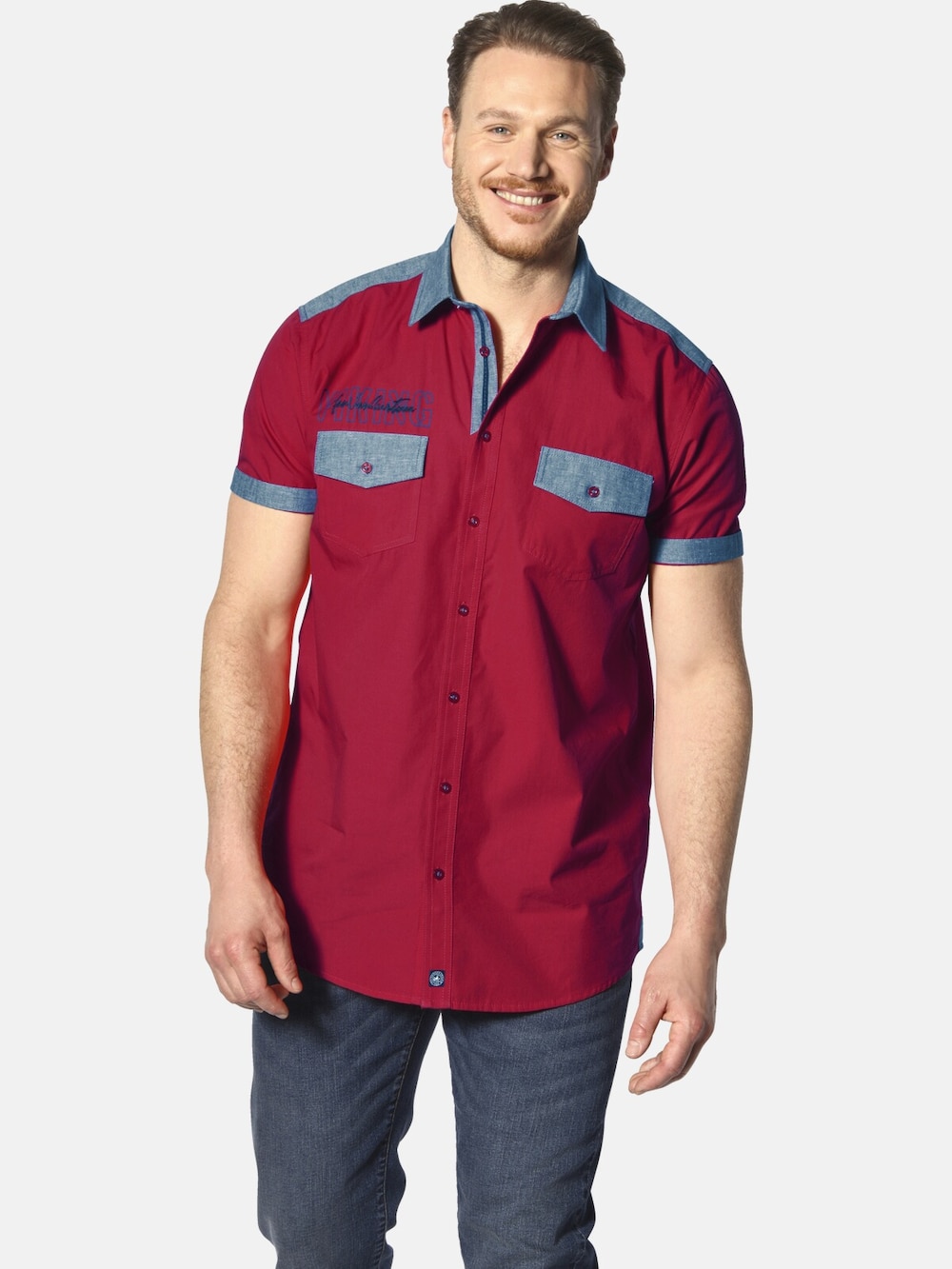 Overhemd Met Korte Mouwen HERKKO