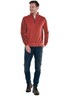 engbers Herren Sweatshirt mit Strukturwechsel , Rostorange