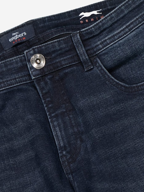 engbers Herren Super-Stretch-Jeans slim fit , Indigoblau