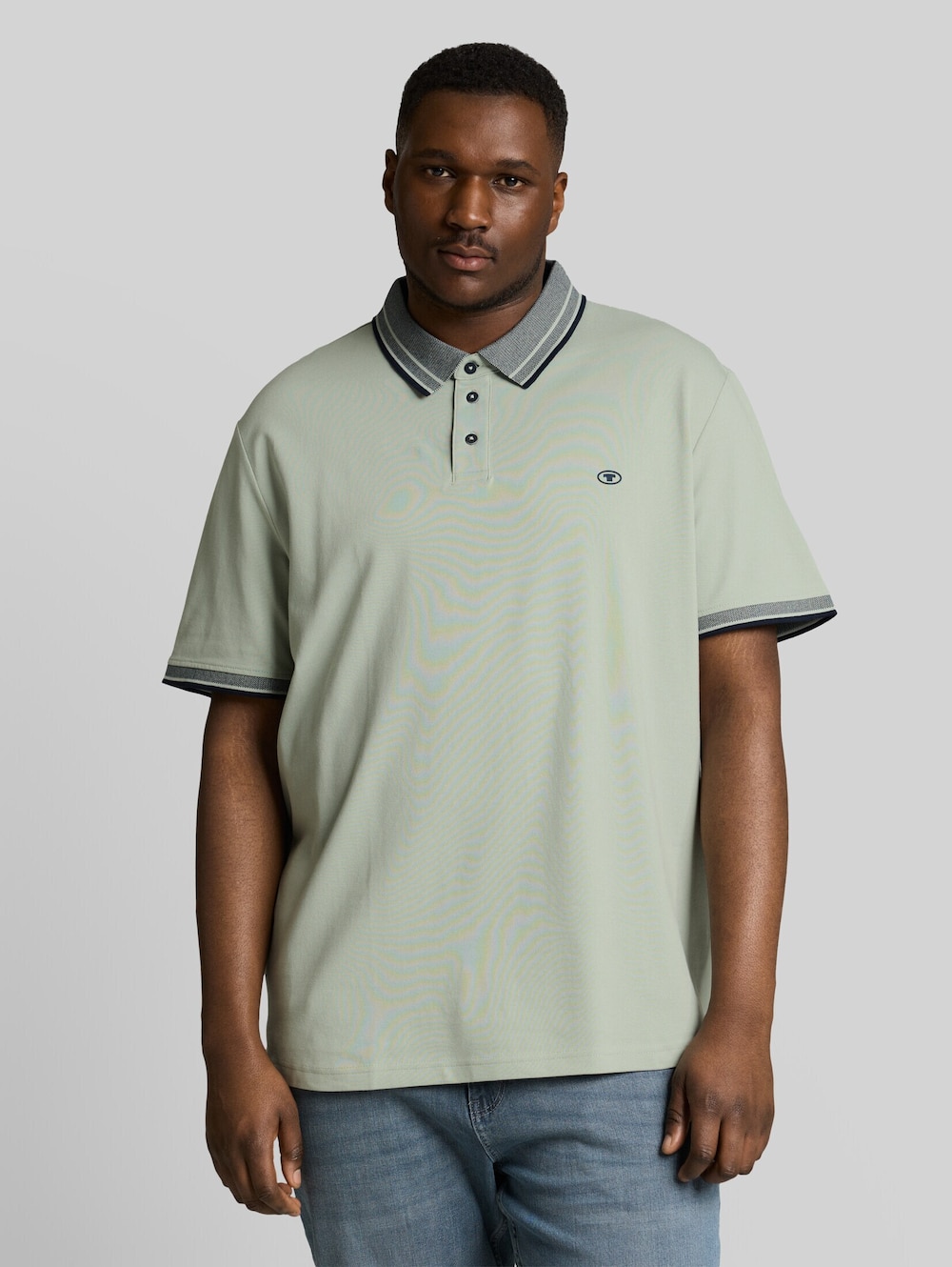 Piqué Poloshirt mit Logo-Print