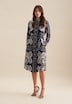 Damen Kleid - Tuchprint