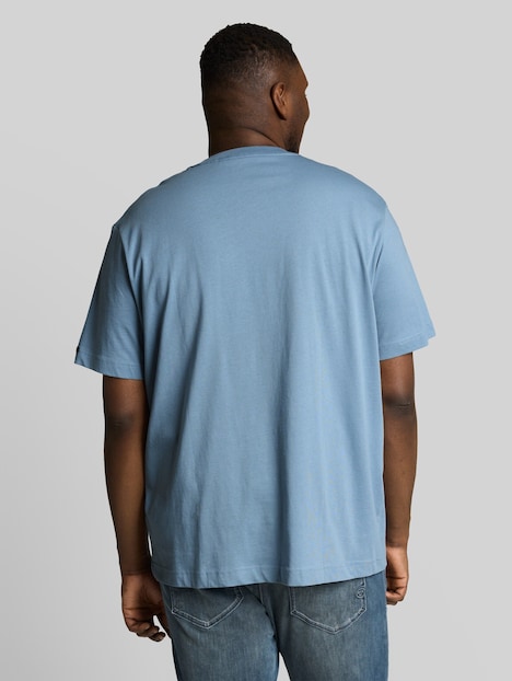 T-Shirt aus Baumwolle mit Logo-Badge