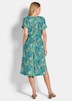 Viskosekleid mit floralem Muster