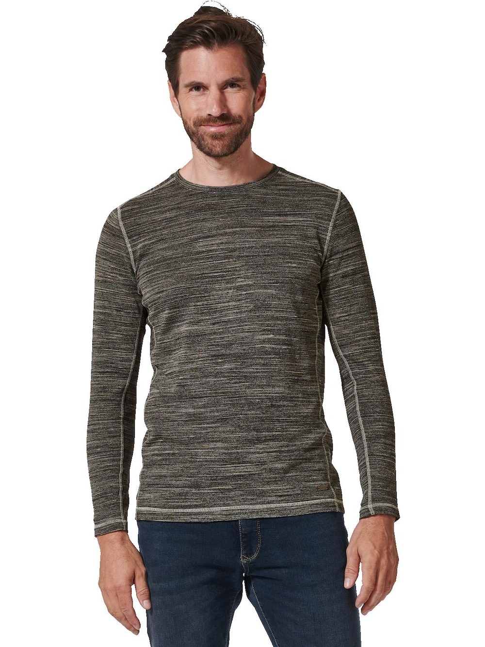 Langarm-Shirt gestreift
