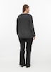 Pullover mit Rippstruktur und Rollkanten