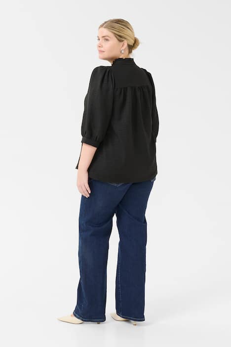 Langarm-Bluse Regular fit