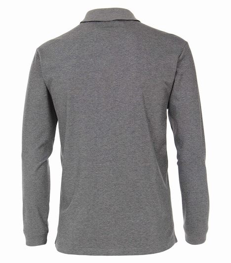 Polo-Shirt Langarm gestreift