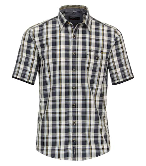 Freizeithemd Kurzarm kariert Casual Fit