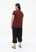 T-Shirt mit Polokragen und überschnittenen Schultern